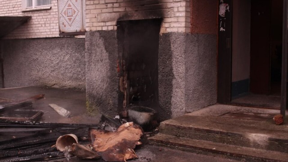 У Луцьку на Соборності сталася пожежа в п'ятиповерхівці. Відео