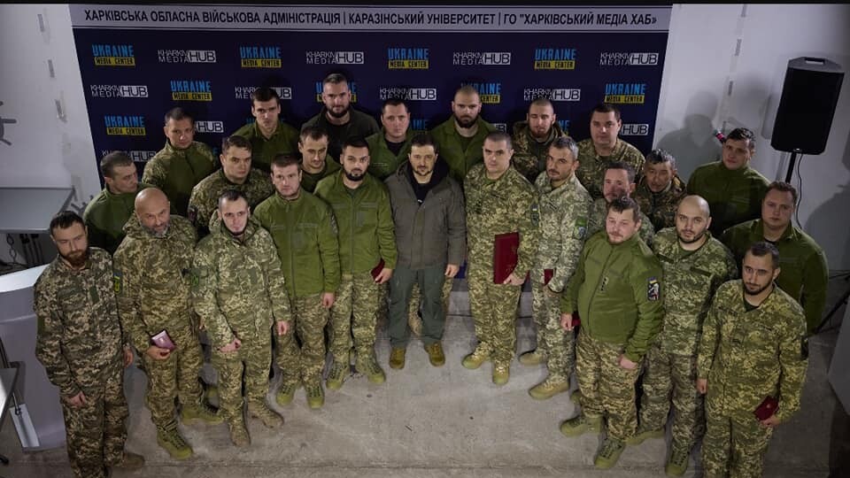 П'ятьох воїнів волинської бригади Зеленський нагородив «За мужність». ФОТО