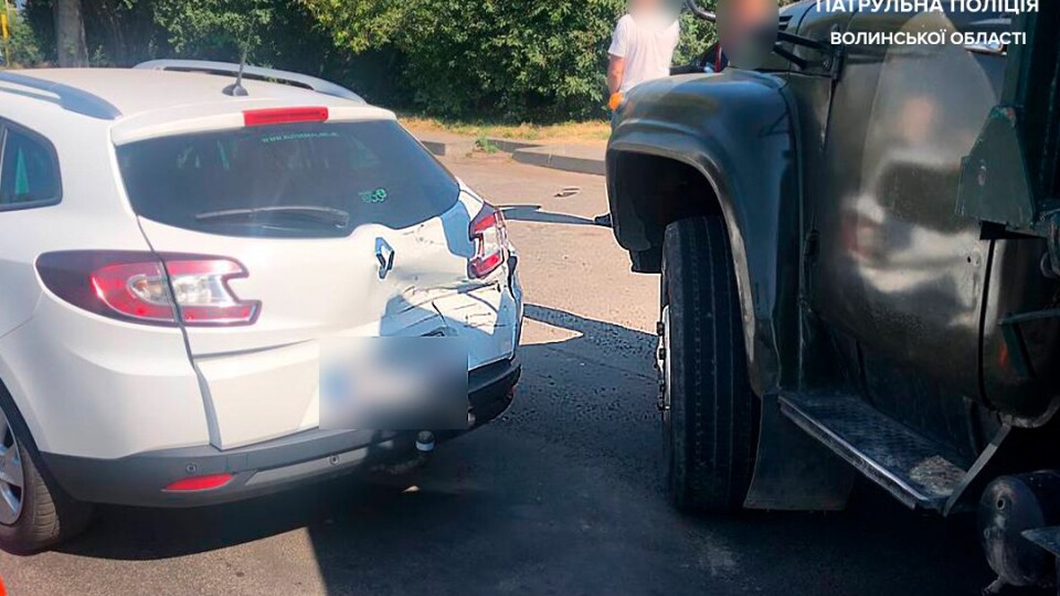 У Луцьку на Ковельській зіштовхнулися дві автівки