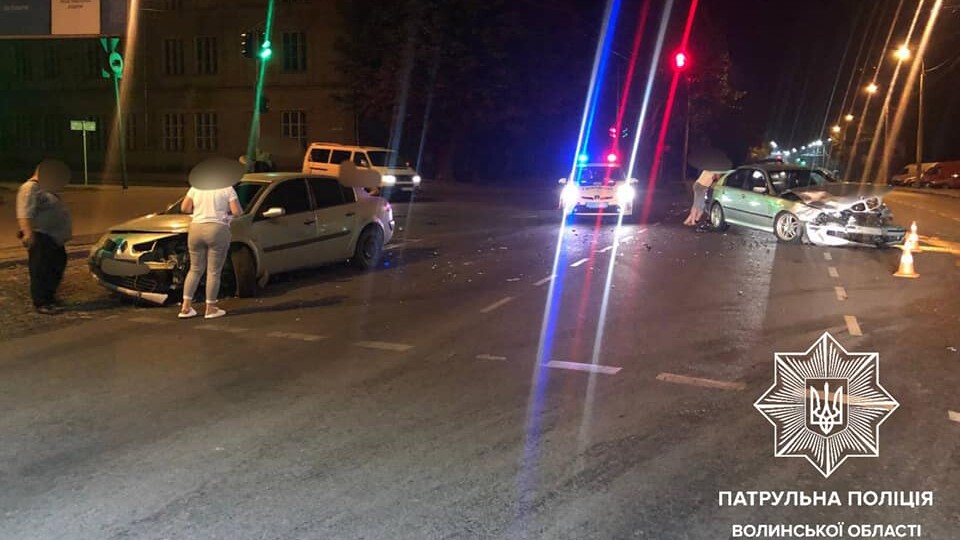 У Луцьку не розминулись автівки