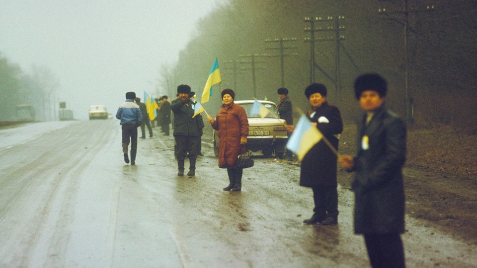 День злуки 29 років тому на світлинах волинського фотографа. ЗГАДАТИ ВСЕ