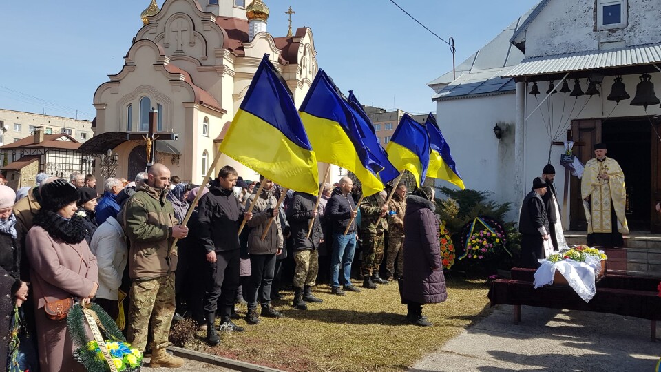 У Нововолинську попрощались з загиблим Героєм Євгеном Анатолівцем