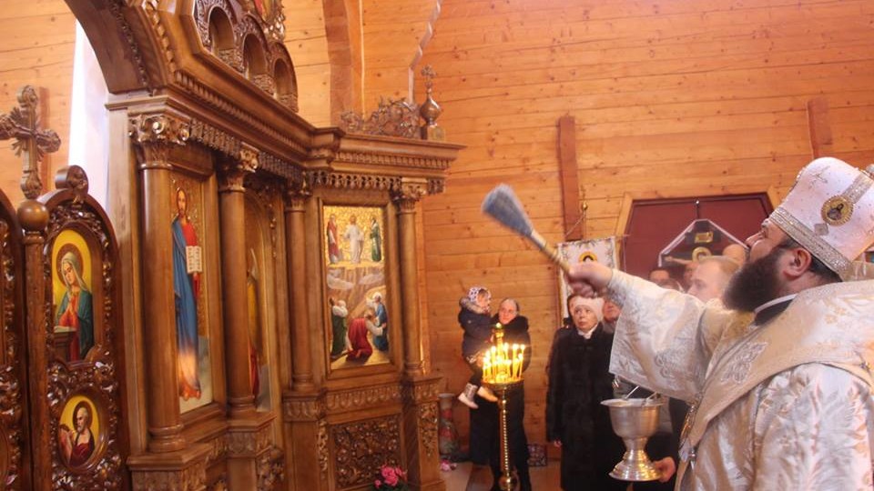 Михаїл освятив іконостас у храмі біля Луцька. ФОТО