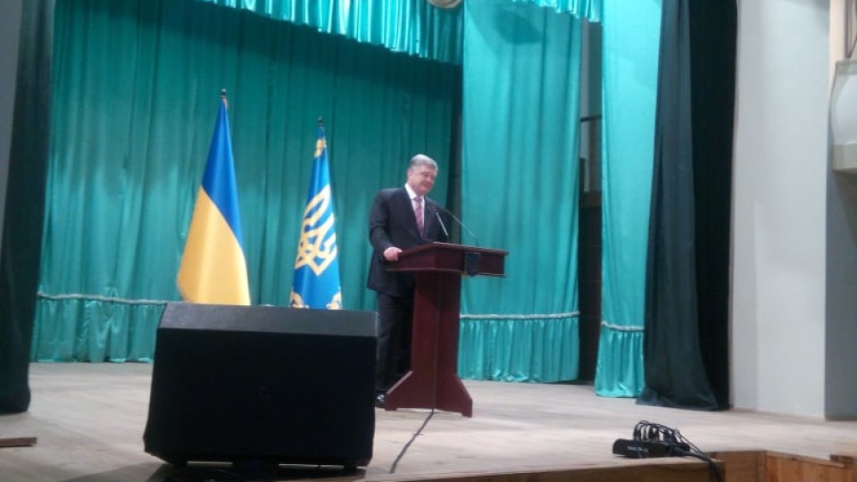 Про що говорив Порошенко  в Рожищі. ФОТО. ОНОВЛЕНО