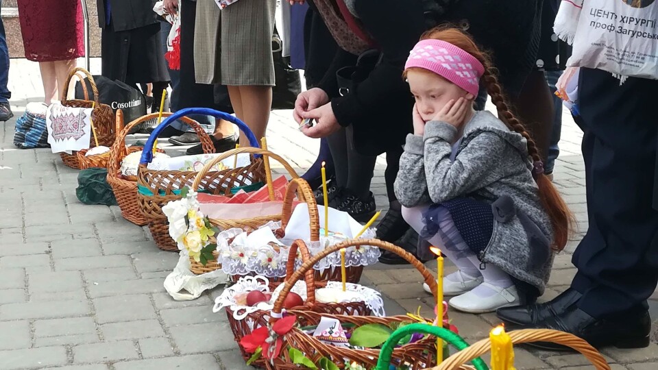 У соборі в центрі Луцька вже почали святити паску