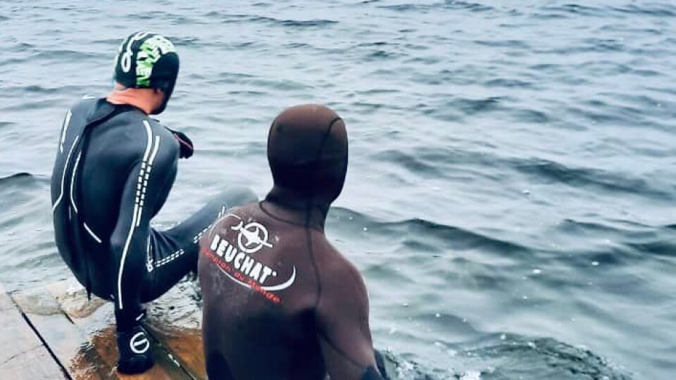 Ігор Гузь збирається перепливти зимовий Світязь