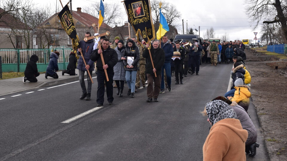 На Волині попрощалися з захисником України, який загинув від ворожого обстрілу