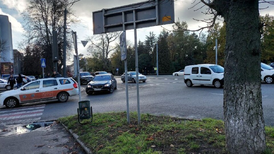 У Луцьку на вулиці Шопена зіткнулись два легковики