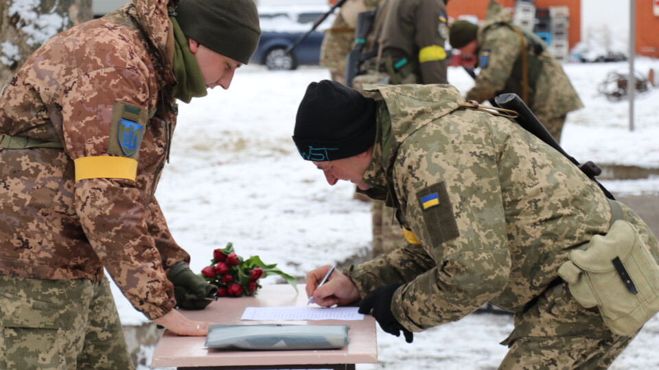 У Луцьку бійці тероборони склали військову присягу