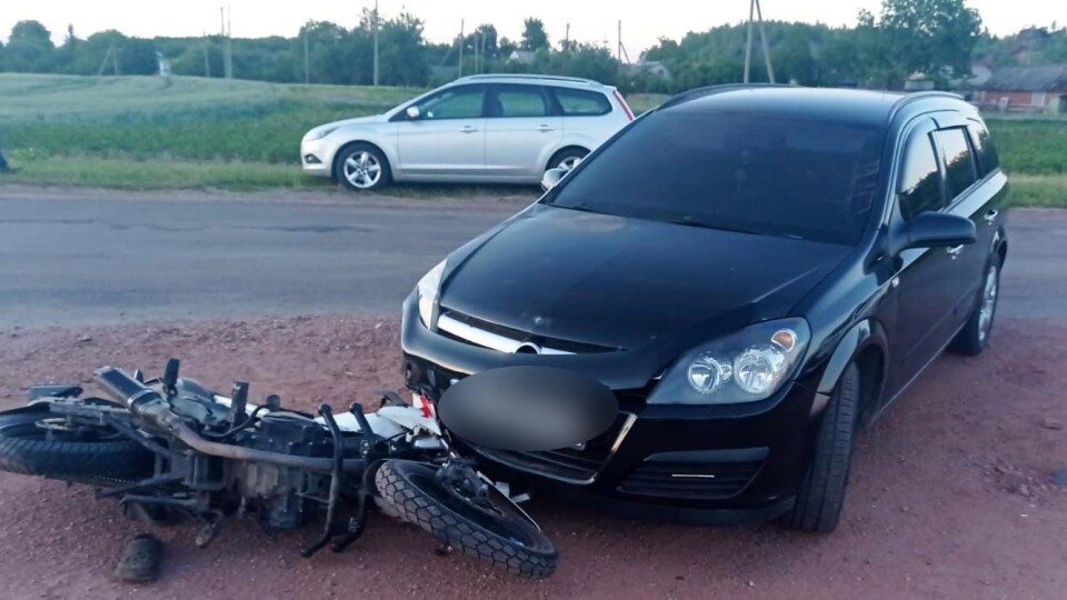 На Волині в аварії травмувався неповнолітній мотоцикліст