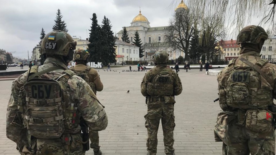 Працівники СБУ вийшли патрулювати Луцьк. ФОТО