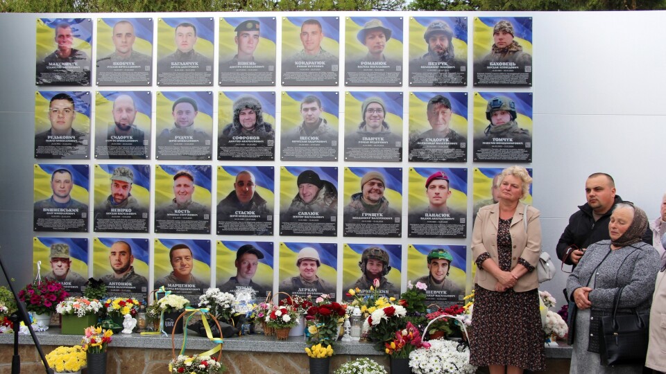 У двох громадах Волині відкрили Алеї слави на честь полеглих воїнів. ФОТО