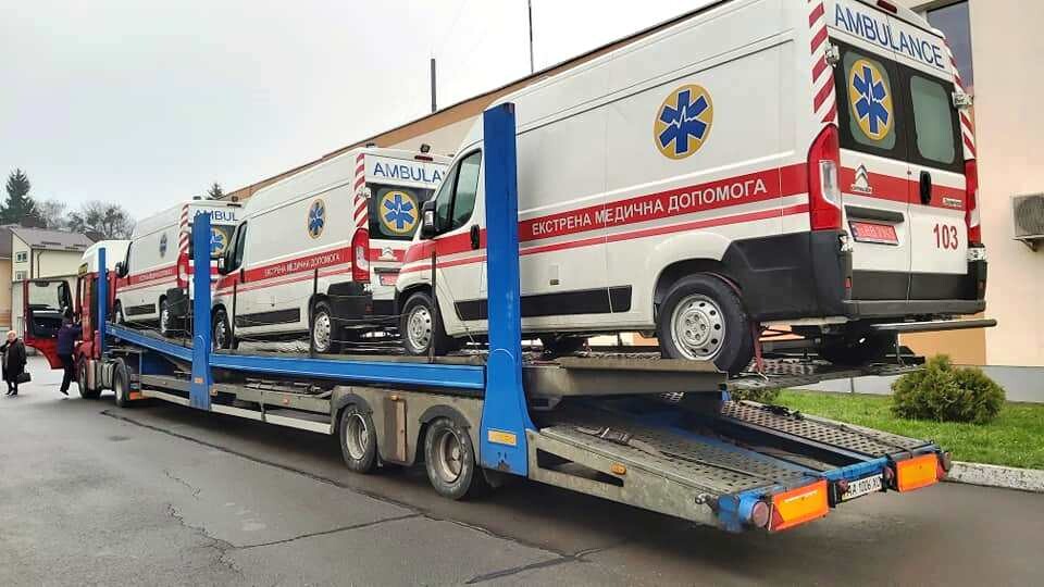 Волинська «швидка» отримала ще шість нових автомобілів