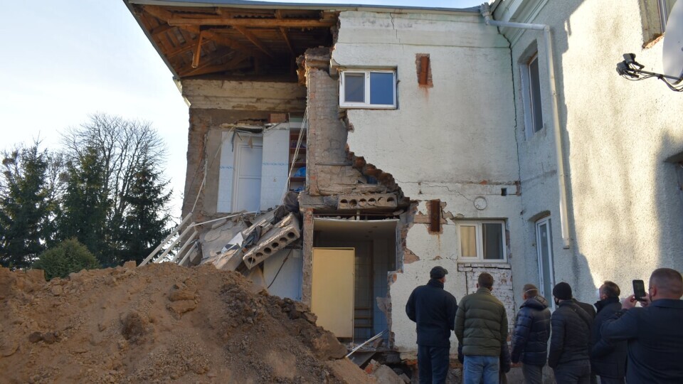 На Волині виділили кошти на психоневрологічний інтернат, де обвалилась стіна