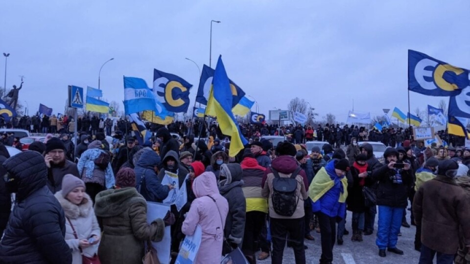 У Києві на акції викрили провокатора з Волині