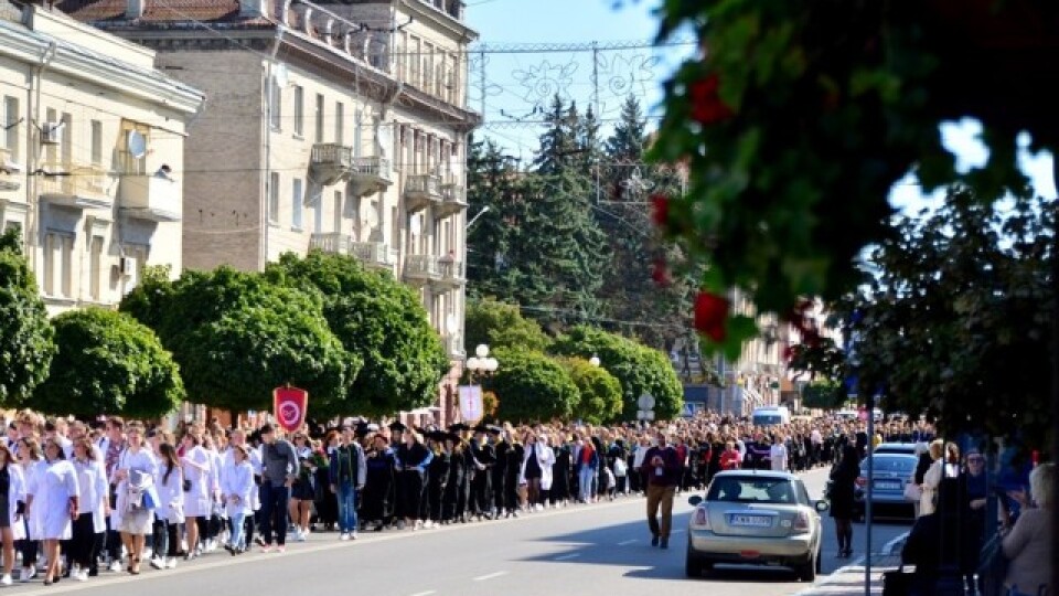 Урочиста посвята першокурсників ВНУ. Як це було
