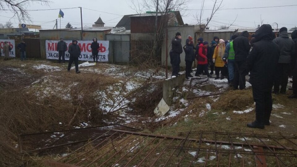 Знесення паркану на Центральному ринку. Поліція відкрила кримінал
