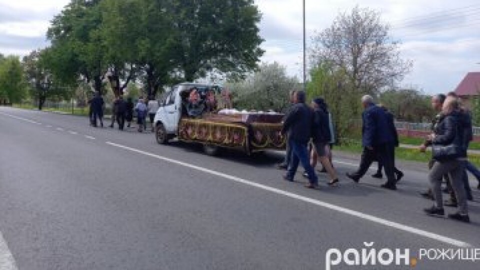 Попрощалися з волинським бійцем, який помер через важку хворобу