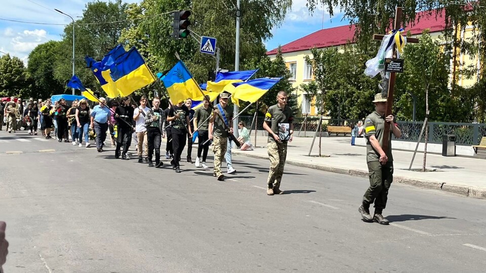 У Ковелі попрощалися із загиблим Героєм Мирославом Поліщуком