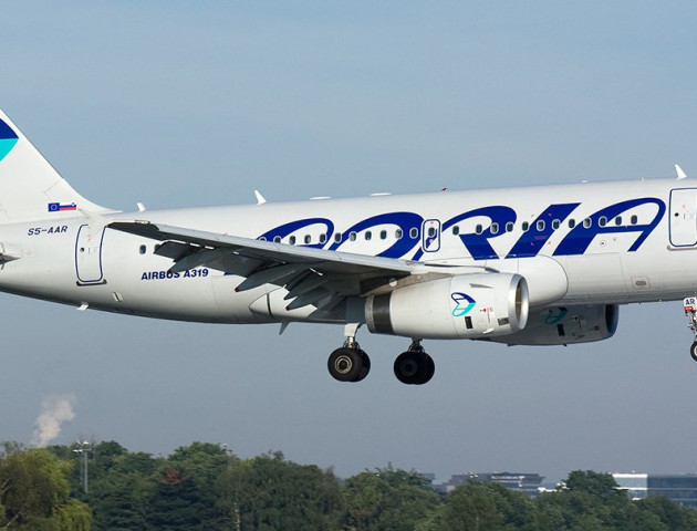 Adria Airways після п’ятирічної перерви відновила польоти в Україну