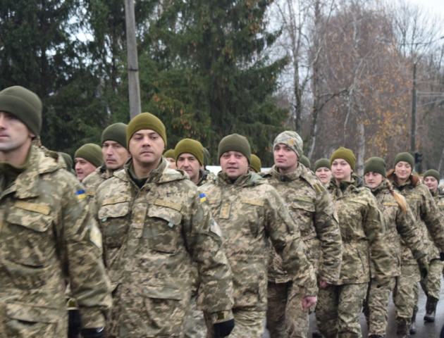 На Волині зустріли бійців 14-ї бригади. ФОТО