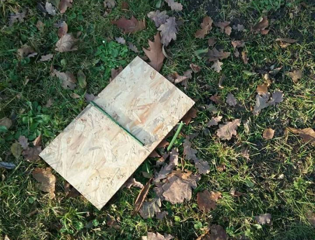У Луцьку на меморіалі поламали таблички про заборону вигулу собак