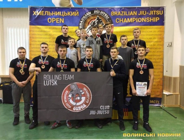 Луцькі спортсмени здобули 9 медалей на змаганнях з джіу-джитсу в Хмельницькому