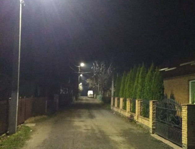 Уперше жителі провулку Вишківського отримали освітлення вулиці