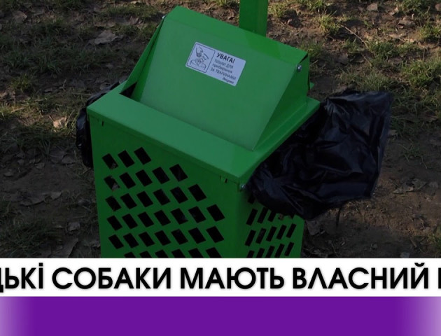 Луцькі собаки мають власний парк. ВІДЕО