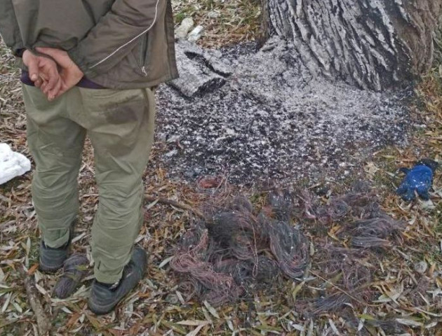 На Волині затримали трьох «кабельних» злодіїв. ФОТО
