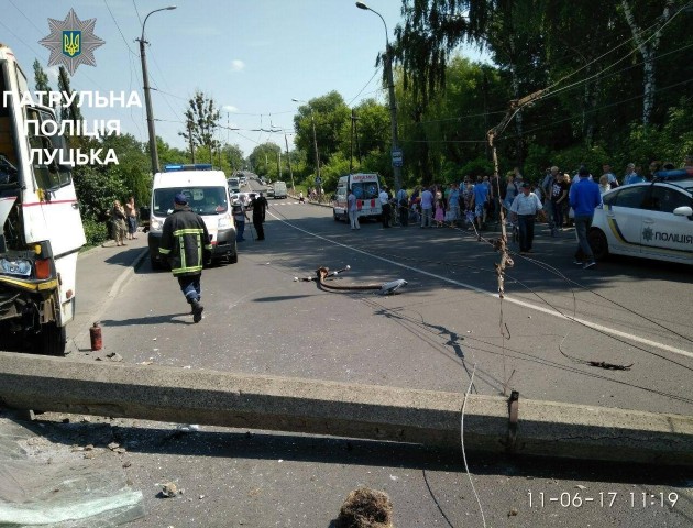 Повідомили подробиці ДТП у Луцьку
