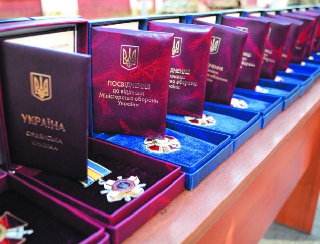 Нагородами Міністерства оборони відзначили трьох волинян