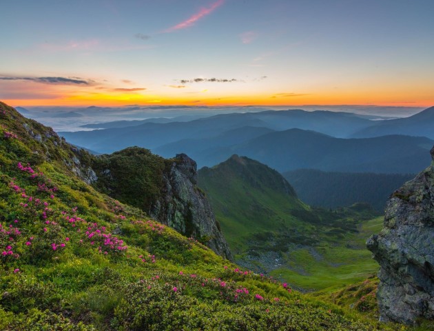 Волинський фотограф зустрів свій день народження в Карпатах