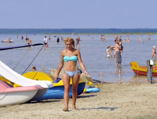 Світязький пляж у будень