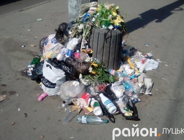 Старий ринок завалили сміттям