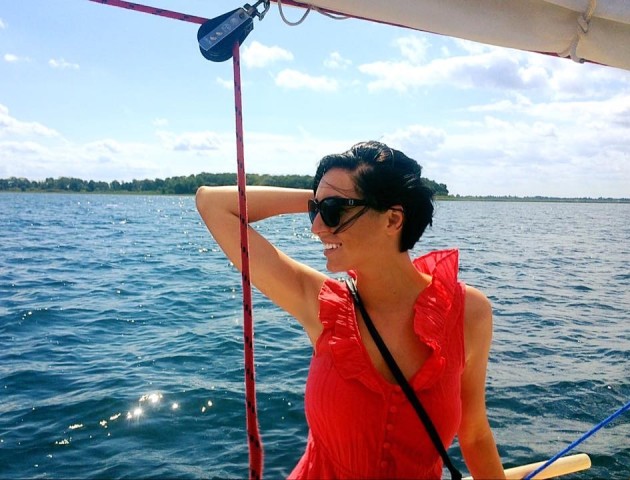 Галина Падалко показала, як треба відпочивати на Світязі