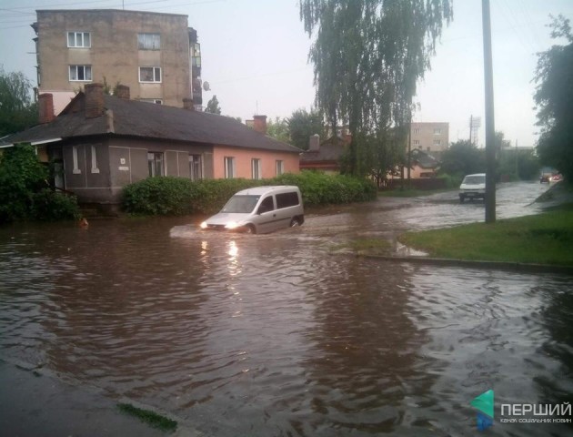 Злива у Луцьку очима читачів Першого