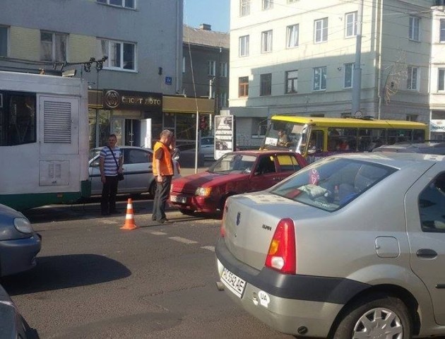 ДТП в центрі Луцька очима очевидців