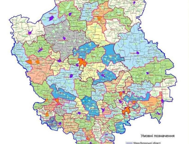 Вноситимуться зміни до Перспективного плану формування територій Волині