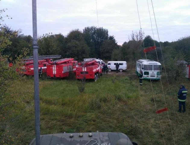 Під час пожежі на складах боєприпасів у Калинівці постраждала жінка