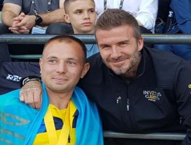 Волинянина з перемогою на «Іграх Нескорених» привітав Девід Бекхем. ФОТО