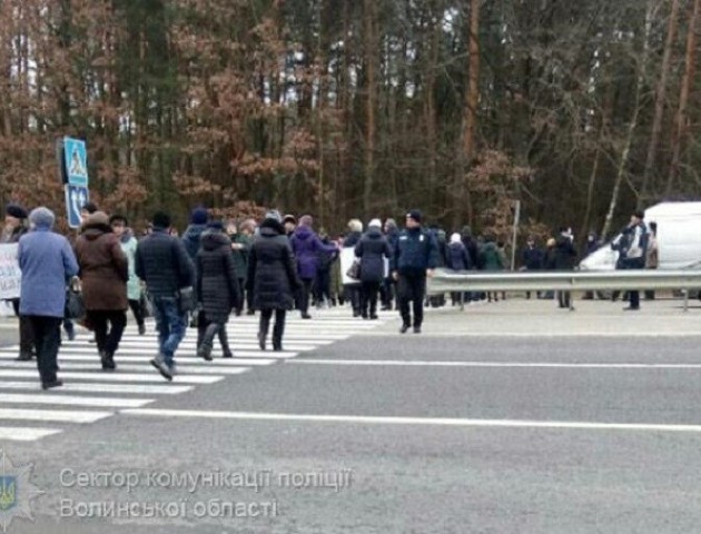 На автошляху Ковель-Ягодин відновили рух транспорту. ФОТО