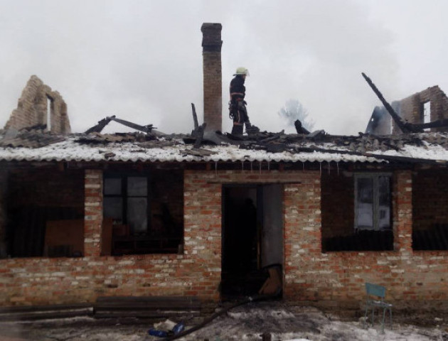 У селі на Волині горів житловий будинок. ФОТО
