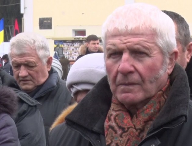 Як лучани вимагали імпічмент Порошенка. ВІДЕО