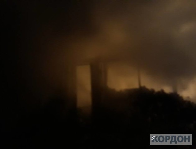 У селі на Волині цієї ночі горіла господарська споруда. ФОТО