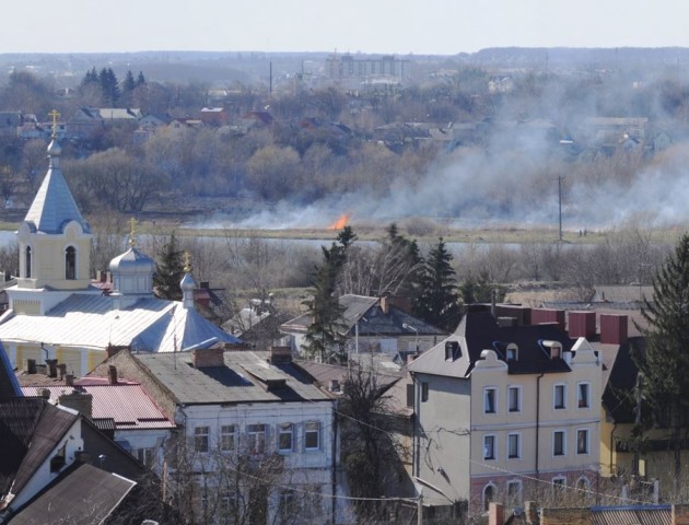 У Луцьку горіло «Гнідавське болото». ФОТО