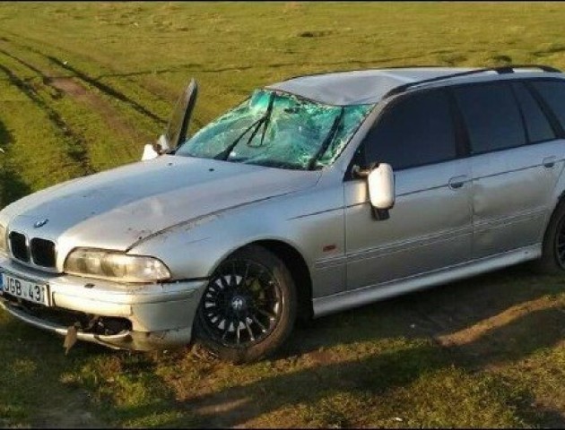 На Волині водій на «євробляхах» зніс електроопору на Великдень