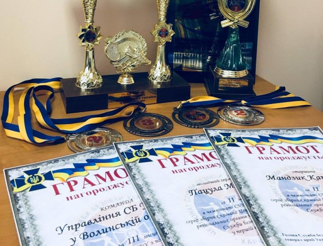 Волинська команда СБУ виборола ІІІ місце у чемпіонаті з поліатлону