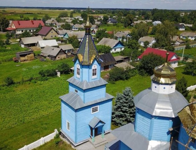 Волинське село - з висоти пташиного польоту. ФОТО